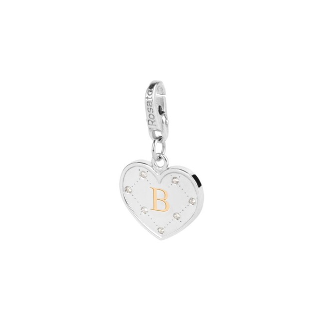 Charm B in argento - AL002