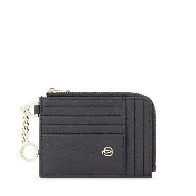 Piquadro Portacarte donna Ray nero in pelle - PP5910W92R/N