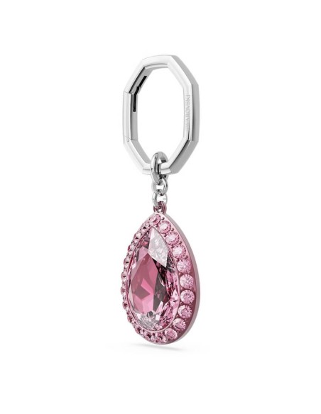 Portachiavi swarovski con cristallo rosa - 5666646