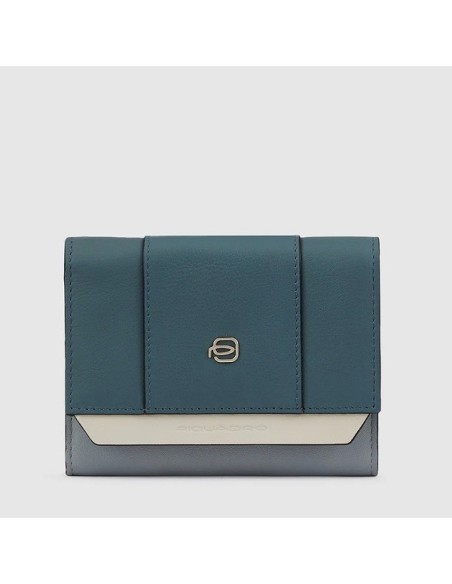 Piquadro Circle women's wallet ivory and gray PD5216W92R/AVGR