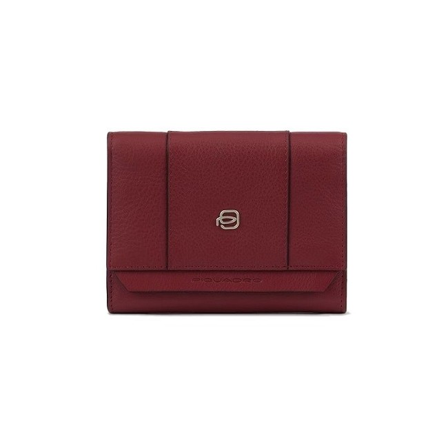 Portafoglio donna Piquadro Circle rosso in pelle PD5216W92R/R6