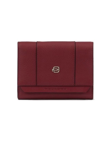 Portafoglio donna Piquadro Circle rosso in pelle PD5216W92R/R6