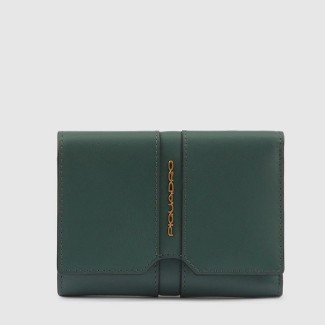 Piquadro Ray women's wallet green PD5216S126R/VE2