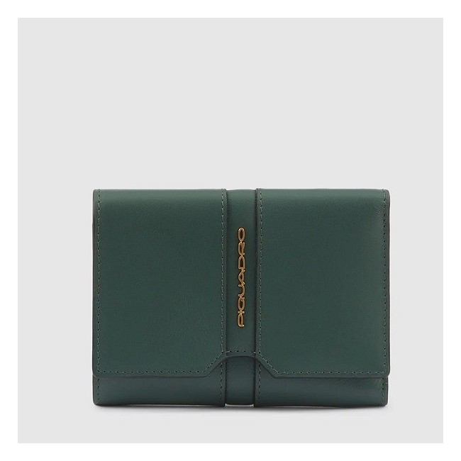 Piquadro Ray women's wallet green PD5216S126R/VE2
