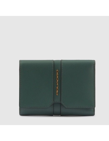 Piquadro Ray women's wallet green PD5216S126R/VE2
