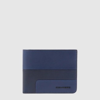 Piquadro Aye blaue Lederbrieftasche – PU4188W119R/BLU