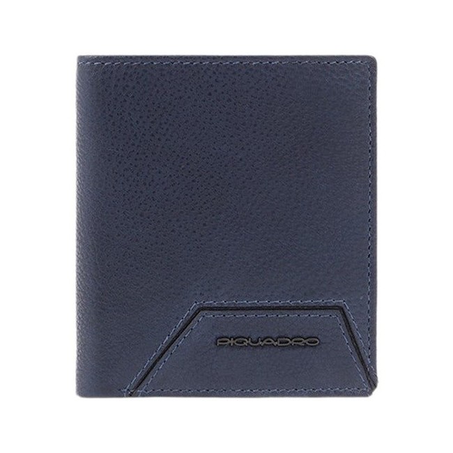 Portafoglio verticale Piquadro Rhino blu - PU5964W118R/BLU