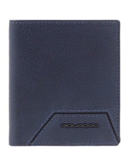 Portafoglio verticale Piquadro Rhino blu - PU5964W118R/BLU
