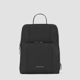 Zaino espandibile  in pelle Piquadro Circle nero- CA6216W92/N