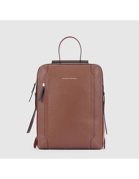 Zaino in pelle Piquadro Circle cuoio - CA4576W92/MAR