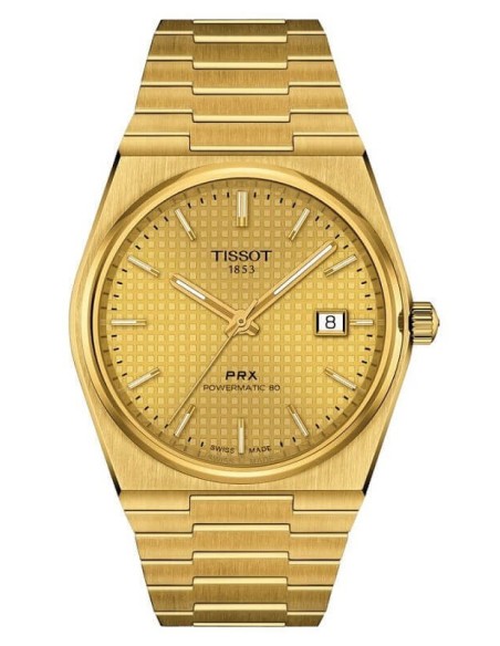 Orologio Tissot PRX dorato Powermatic80 - T1374073302100