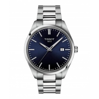 Tissot PR100 40 mm blaue Quarzuhr – T1504101104100