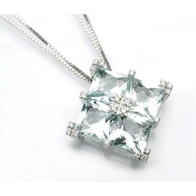 Collana Salvini Quarter con acquamarina e diamanti 20007771