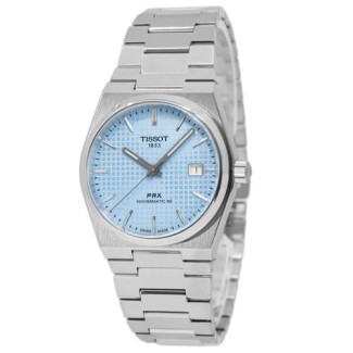 Tissot PRX Powermatic80 35 mm hellblaue Uhr T1372071135100