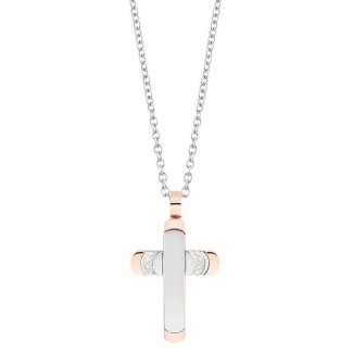 Bliss Premiere Necklace in Steel and Zircons - 20085245