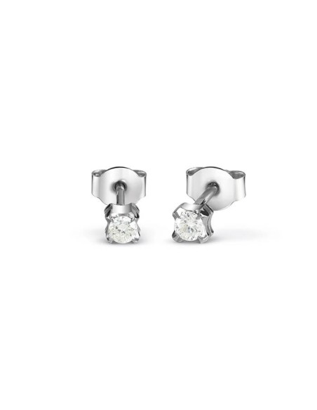 Bliss Desirè earrings in white gold and diamonds 0.10ct - 20093024