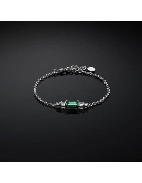 Chiara Ferragni Emerald green stone bracelet J19AWJ20