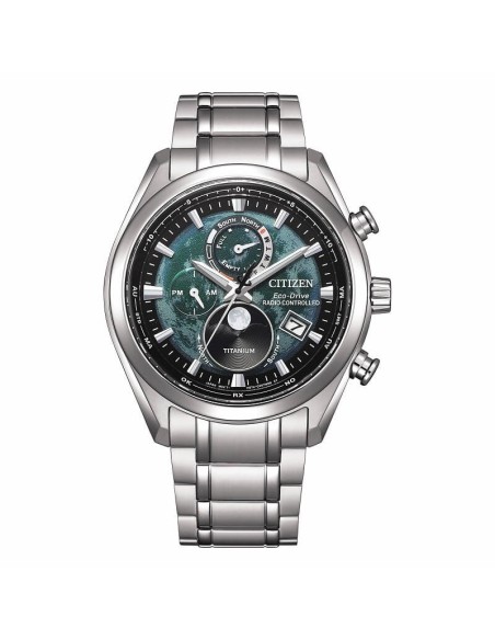 Orologio Citizen Tsuku-Yomi Moonphase verde - BY1010-81X