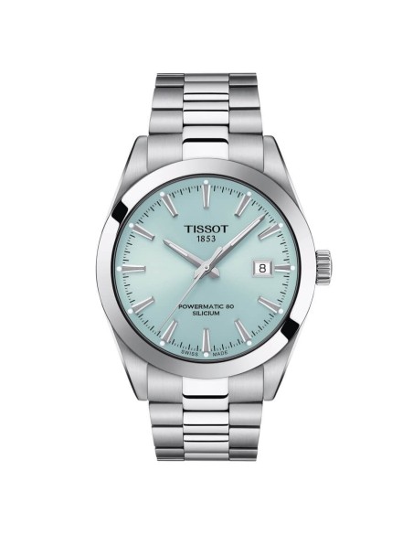 Ice blue Tissot Gentlemen Automatic watch - T1274071135100
