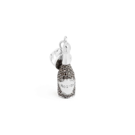 Bottle charm in silver-HO016