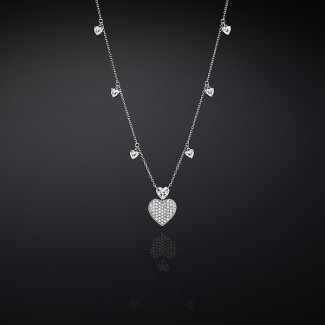 Chiara Ferragni Silberne Herzkette aus Silber – J19AXD01