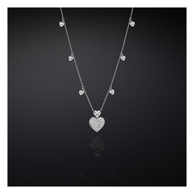 Chiara Ferragni Silberne Herzkette aus Silber – J19AXD01