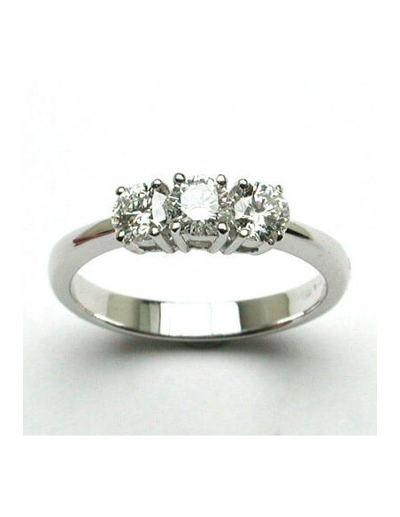Salvini Trilogy Ring 3 Diamonds 0.75 ct - 20001414