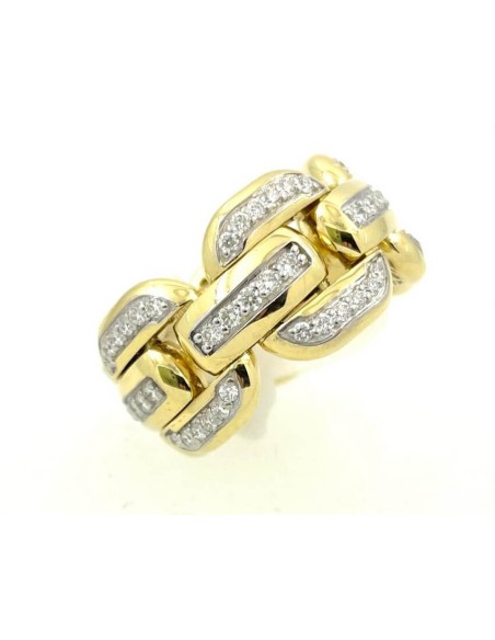 Chimento X-Tend ring in yellow gold and natural diamonds 1A09482B91140