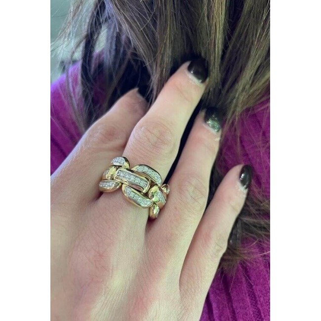 Chimento X-Tend Ring aus Gelbgold und natürlichen Diamanten 1A09482B91140