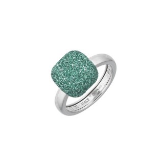 Anello Pesavento Polvere di Sogni  verde e argento WPSCA051