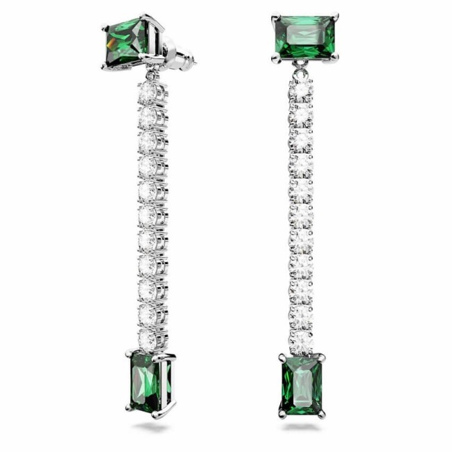 Orecchini Swarovski Pendenti Matrix Bianco e Verde - 5665786