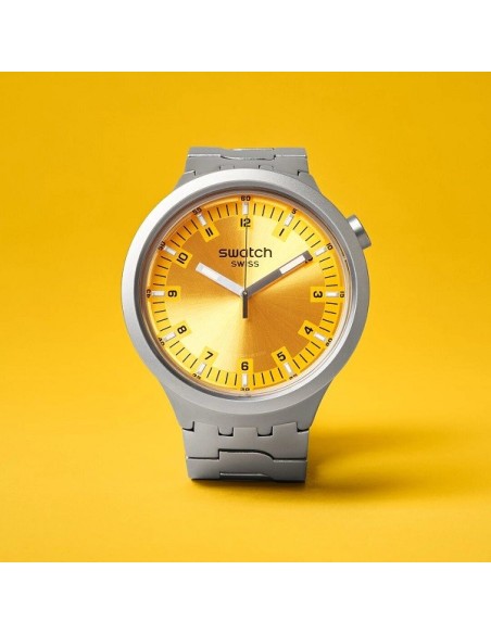 Swatch Amber Sheen Big Bold Irony orange watch SB07S103G