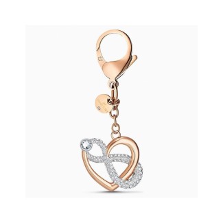 Swarovski Infinity bag accessory with heart and infinity 5530885