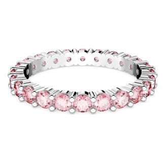 Matrix Swarovski Ring mit rosa Kristallen – 5658856