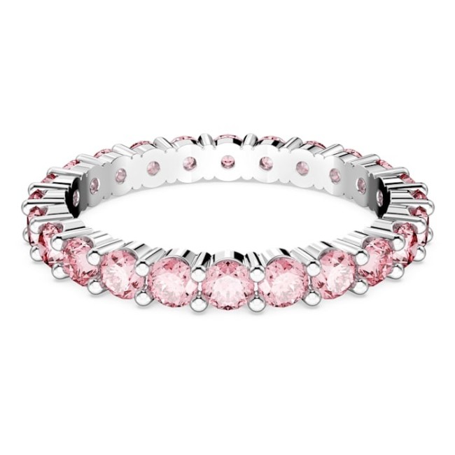Matrix Swarovski ring with pink crystals - 5658856