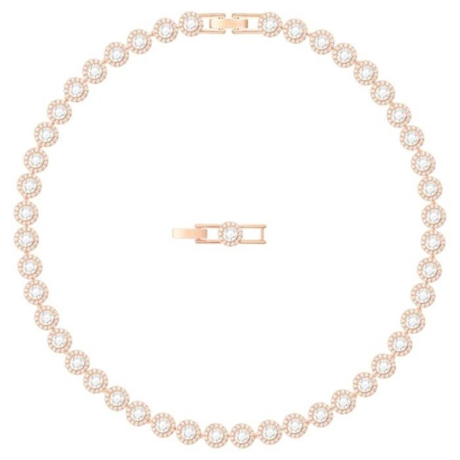Collana donna Swarovski Angelic tennis rosè - 5367845