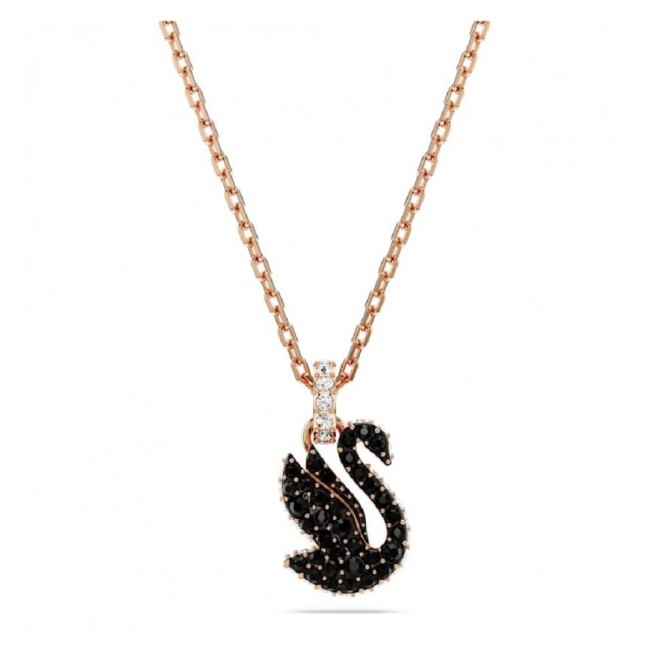 Collana Iconic Swan Swarovski cigno nero - 5678046