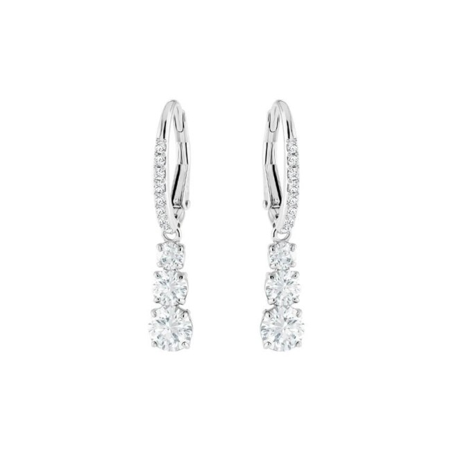 Kreisförmige Ohrringe mit Attract Trilogy Swarovski-Anhänger 5416155