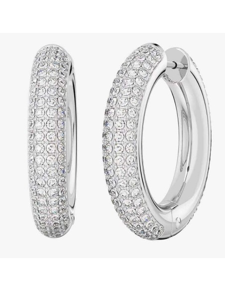 White Swarovski Dextera hoop earrings - 5651392