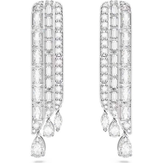 Swarovski Hyperbola Weiße Tropfenohrringe – 5668354