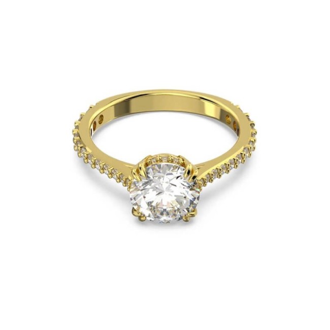 Swarovski Constella cocktail ring with golden pavé - 5642621