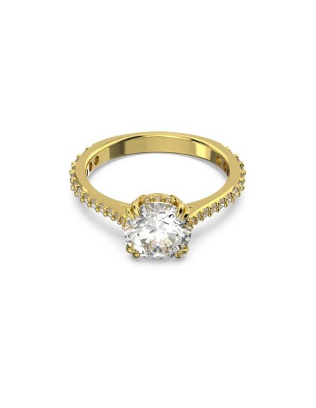 Swarovski Anello cocktail Constella con pavè dorato - 5642621