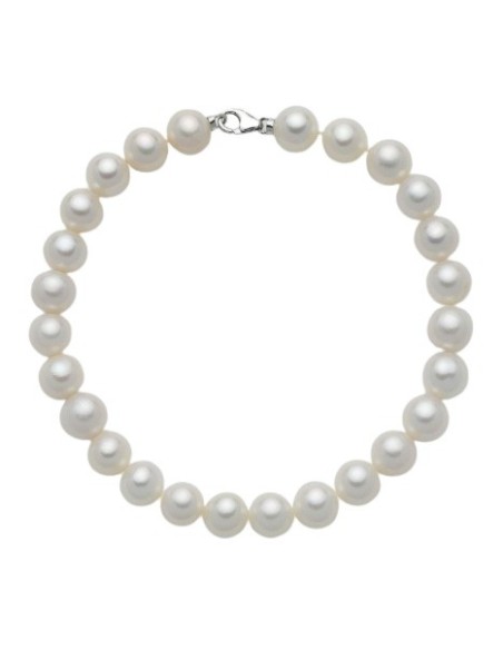 Miluna bracelet in 5mm pearls and white gold - 1MPE55618NL587