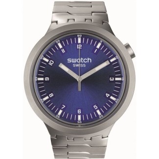 Orologio Swatch Indigo Hour blu  Big Bold Irony - SB07S102G