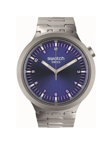 Swatch Indigo Hour blaue Big Bold Irony Uhr – SB07S102G