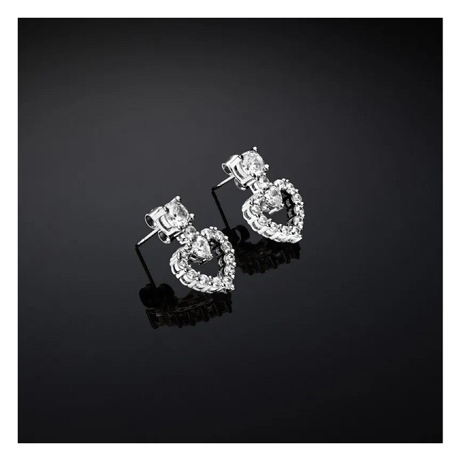 Orecchini Chiara Ferragni Infinity Love pendenti cuori J19AVG09