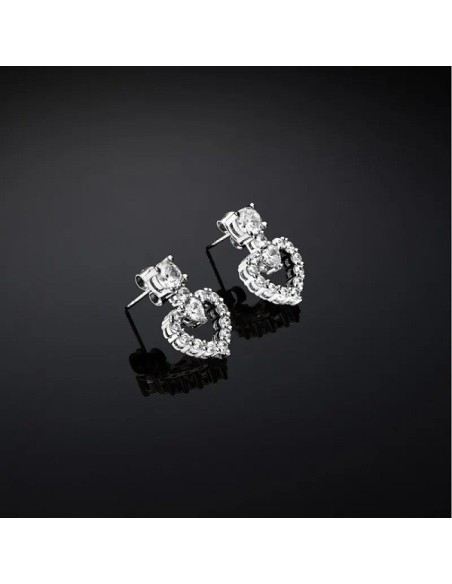 Chiara Ferragni Infinity Love heart pendant earrings J19AVG09