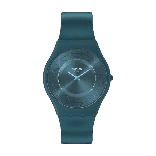 Swatch Skin Auric Whisper petrol green watch - SS08N116