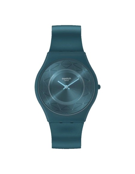 Orologio Swatch Skin Auric Whisper verde petrolio - SS08N116
