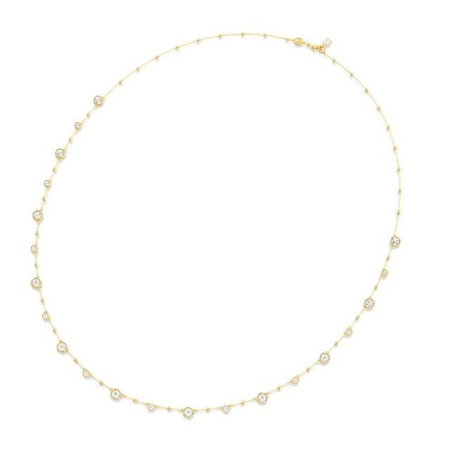 Collana lunga Swarovski Imber dorata con cristalli - 5680091